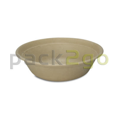 Schale aus Bagasse, rund (kompostierbar), 