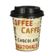 SPARSET - Coffee To Go Kaffeebecher "Barista" - 8oz, 200ml, Pappbecher mit schwarzen Deckel