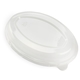 Deckel rPET für Schale aus Bagasse, oval, "Eco-Friendly" - 203x135mm
