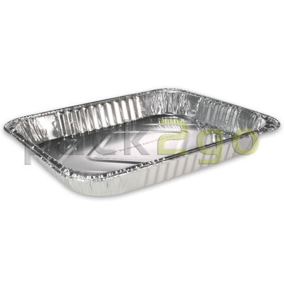 Alu-Behälter gastronorm - 324x264mm (1/2GN), 3500ml, GN-Schale Einweg