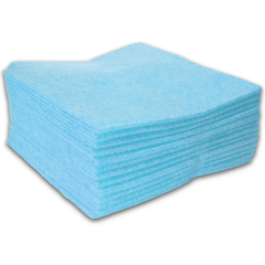 Allzwecktuch-Vlies, 38x38cm Vliestuch, Universal-Reinigungstuch - blau (mit Farbcodierung)