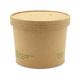 Kompostierbarer Soup To Go-Container "Urban Leaf" mit Dampfdeckel - 20oz/570ml