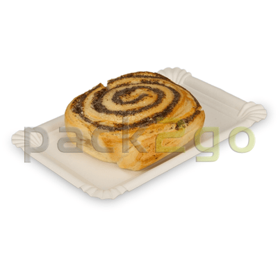 Pappteller 11x17,5cm TOPKRAFT, papierbeschichtet, Frischfaser