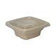 Schale aus Bagasse, eckig (kompostierbar), "Be Pulp" - 15x15cm, 500ml