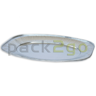 Alu-Partyplatten, Aluminium-Servierplatten - klein 350x245mm