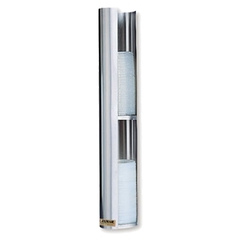 Dispenser edelstaal, voor deksels voor koffiebekers (coffee to go) 12-24 oz - bisected