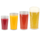 Mehrwegbecher PP transparent, leichter Mehrweg-Trinkbecher, Hartplastik - 0,4l
