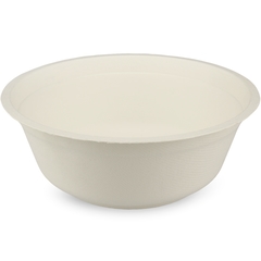 Bagasse Suppenschale "Eco-Friendly", 750ml, kompostierbar - Ø17,5cm, rund
