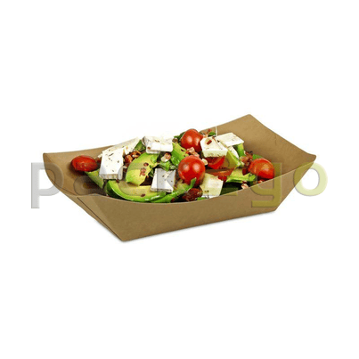 Braunes Foodtray Antipasti-Bild