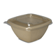 Schale aus Bagasse, quadratisch (kompostierbar), "Be Pulp" - 13x13cm, 500ml