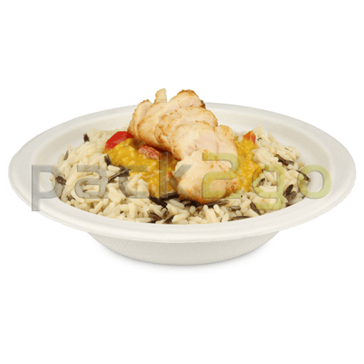 Suppenschale aus Bagasse 