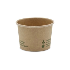 Brauner Dressingbecher "Urban Leaf" 60ml