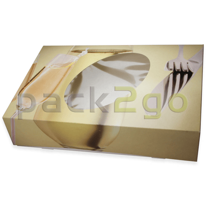Party-Kartons für Cateringplatten - mittel, 46x31x8cm
