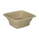 Schalen van bagasse, rechthoekig (composteerbaar), "Be Pulp" - 18x18cm, 1000ml