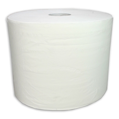 Putzrollen 2-lagig weiß 23x35cm, Putztuchrolle Eco 350m