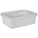 Maxi-Verpackungsbecher, weiß, Kunststoffschale eckig - 750ml