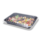 PP-Menüschalen für Mikrowellen, siegelfähig - 227x178x32mm schwarz, ungeteilt