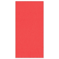 Serviette Gourmet 33x33cm 1/8 Kopffalz rot - einzeln