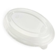 Deckel rPET für Schale aus Bagasse, oval, "Eco-Friendly" - 240x170mm