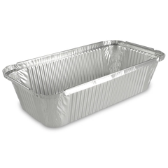 Alu-Behälter - eckig 221x133mm, 750ml, Alubehälter für Menüs
