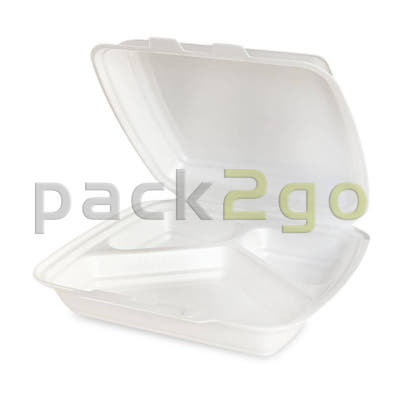 Menübox 3-geteilt weiß