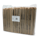 Jumbo biologische rietjes - individueel verpakt - papieren rietje, stijf - 25cm, Ø8mm, zwart