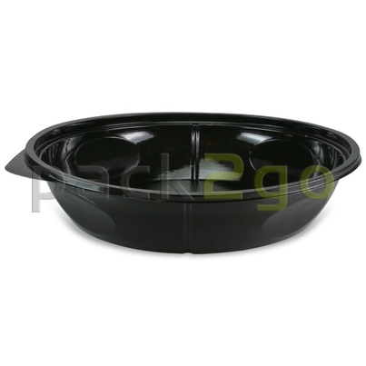 Salatschale rund schwarz - 900ml