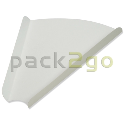 Pizza-Slice für dreieckige Pizzastücke 200x200x19mm weiß