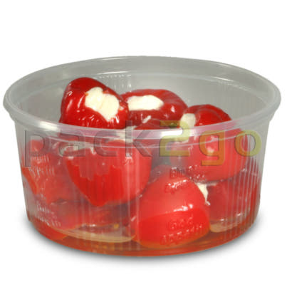 Feinkostbecher, Verpackungsbecher, PP, transparent, rund - 250ml