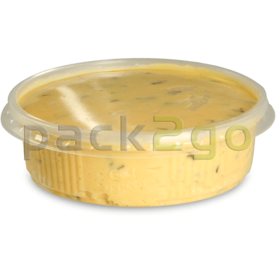 Delicatessenbeker, verpakkingsbeker met deksel, PP, rond (combi-pak) - 125ml