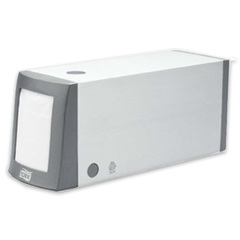 Tork Serviettenspender N2 für 25x30cm Spenderservietten (Compact gefaltet 9x12,5cm), Aluminium
