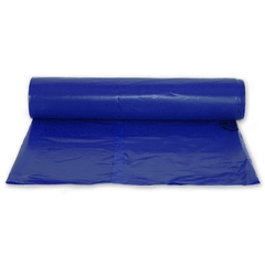 Müllsäcke LDPE 250l - 800+200x1150mm, extrastark T80 - blau