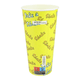 Pappbecher "Shake" für Kaltgetränke 500ml, Ø90mm - gelb