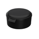 Mehrweg Menübox "ToGo" + Deckel, rund aus PP, schwarz - Ø15,5x8,4cm, 1100ml