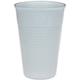 Plastic bekers, wit, PP-kunststofdrinkbekers (bekers voor koude dranken) - 0,25/0,3 l