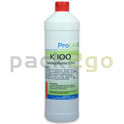 K-100 Handspülmittel mit Citruskraft (ProLAB), 1L-Flasche