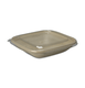 Schale aus Bagasse, quadratisch (kompostierbar), "Be Pulp" - 17x17cm, 500ml
