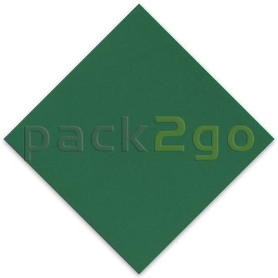 Vlies-Servietten Airlaid, Trendfarbe DUNKELGRÜN 40x40 1/4, Vliesstoff (stoffartig)