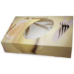 Party-Kartons für Cateringplatten - mittel, 46x31x8cm