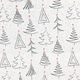 Papiertragetaschen 22+10x36cm - Kraft weiß mit Weihnachtsmotiv "Weihnacht"