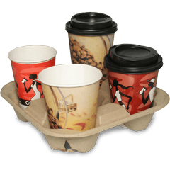 Becherhalter für 4 Becher