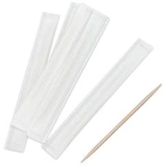 Zahnstocher in Papier gehülst