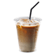 Clear cups, smoothie-bekers, - 12oz, 0,3 l - plastic bekers PET