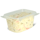 Feinkostbecher, Verpackungsbecher mit Deckel, klar, eckig (Kombipack) - 250ml