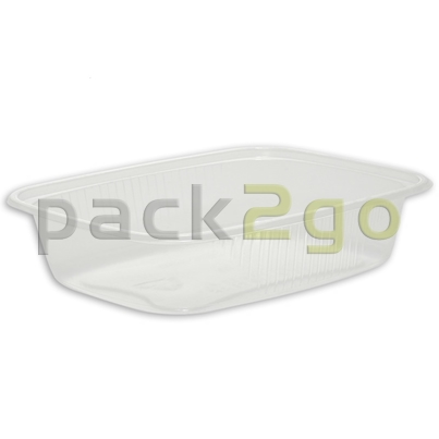 Feinkostbecher, Verpackungsbecher, PP, transparent, eckig - 125ml