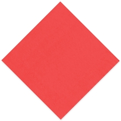 Serviette Gourmet 33x33cm rot