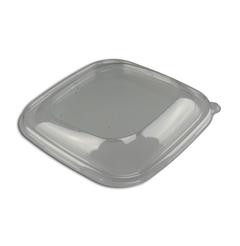 RPET-deksel voor schalen van Bagasse, "Be Pulp" - 19x19cm