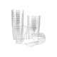 Wegwerp-borrelglazen 2 cl en 4 cl, plastic bekers doorzichtig voor shots & party-drinks