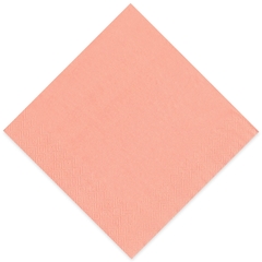 Tissue-Servietten GOURMET, 40x40 1/4 Falz, 3-lagig - apricot - Zellstoffservietten farbige
