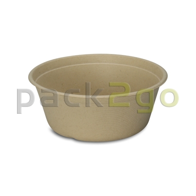 Schale aus Bagasse, rund (kompostierbar), 